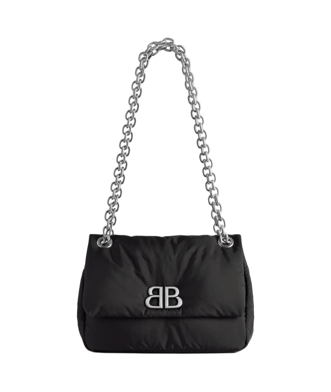 BALENCIAGA Черная тканевая сумка через плечо, фото 2