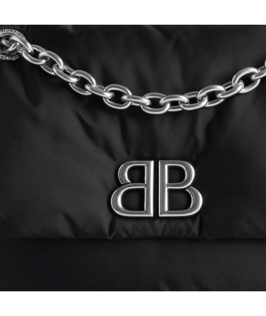 BALENCIAGA Черная тканевая сумка через плечо, фото 6