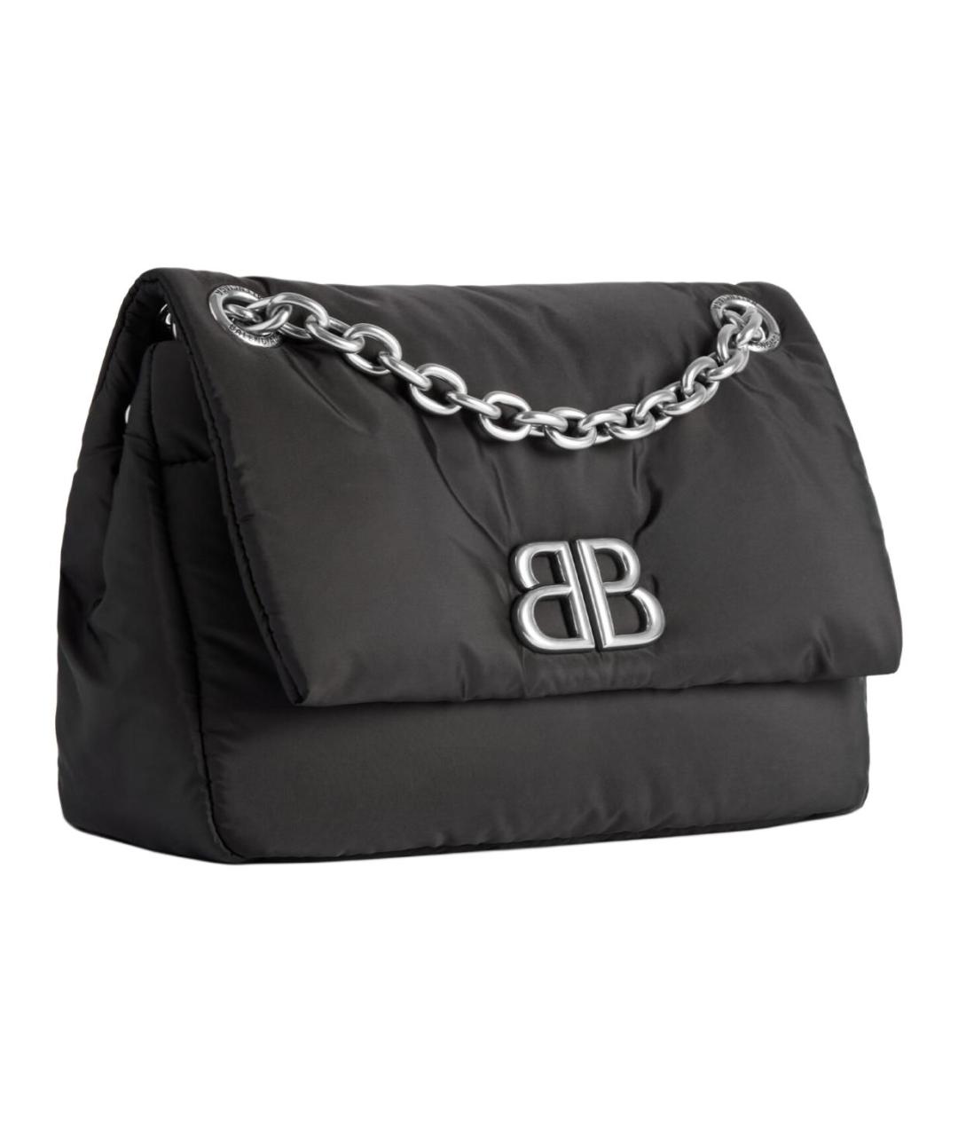 BALENCIAGA Черная тканевая сумка через плечо, фото 3