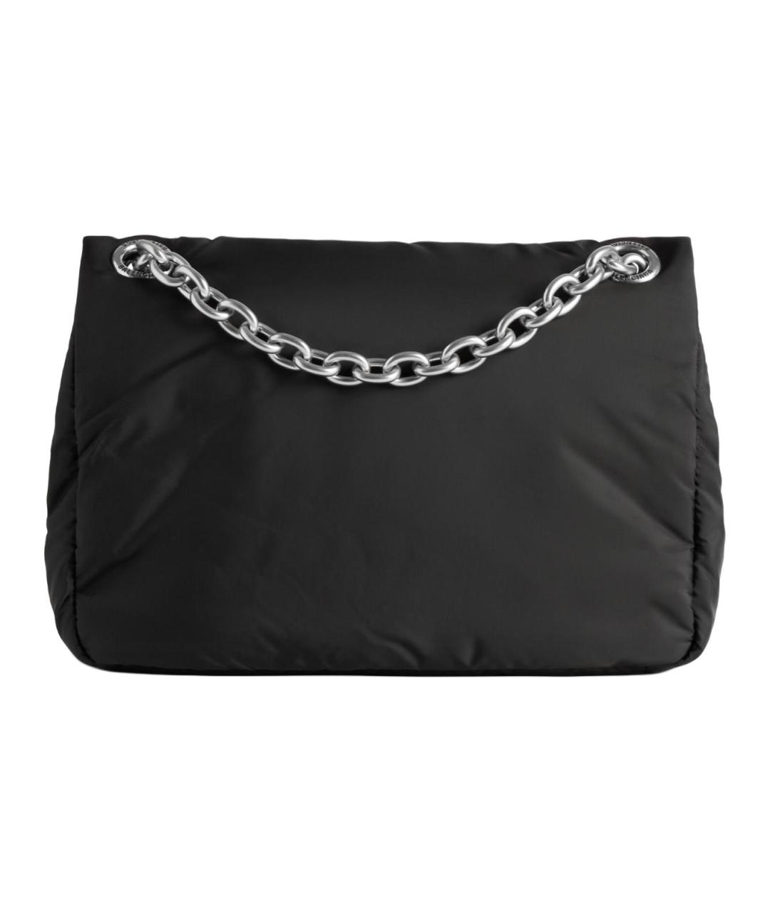 BALENCIAGA Черная тканевая сумка через плечо, фото 5