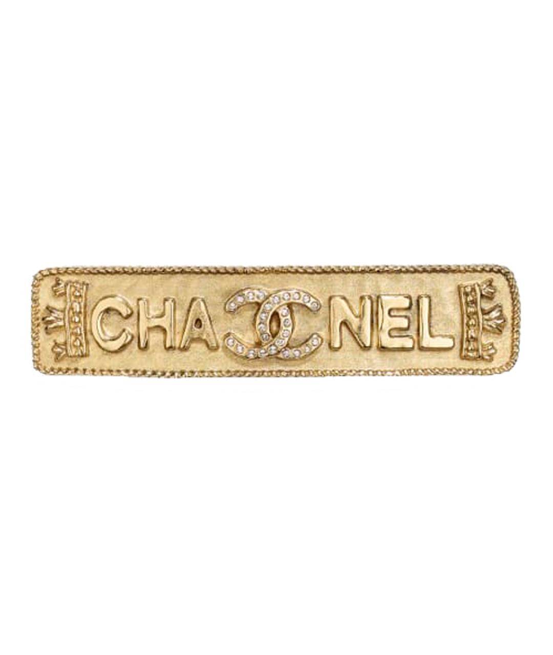 CHANEL Золотая заколка, фото 1