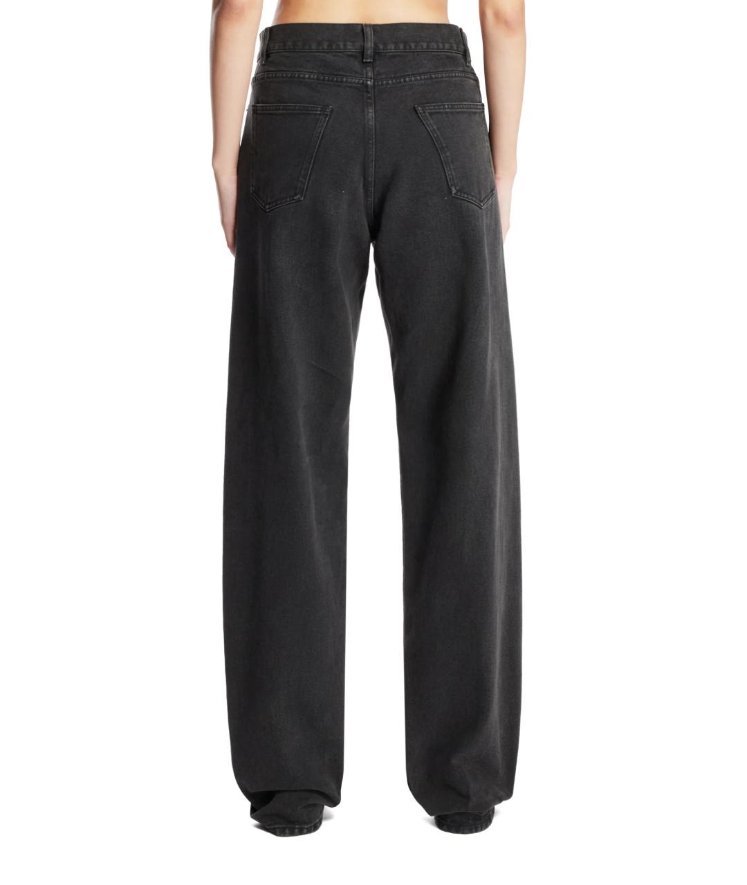 THE ROW Черные хлопковые прямые джинсы, фото 6