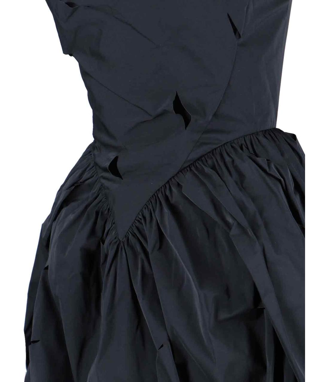 VIVIENNE WESTWOOD Черное полиэстеровое коктейльное платье, фото 4