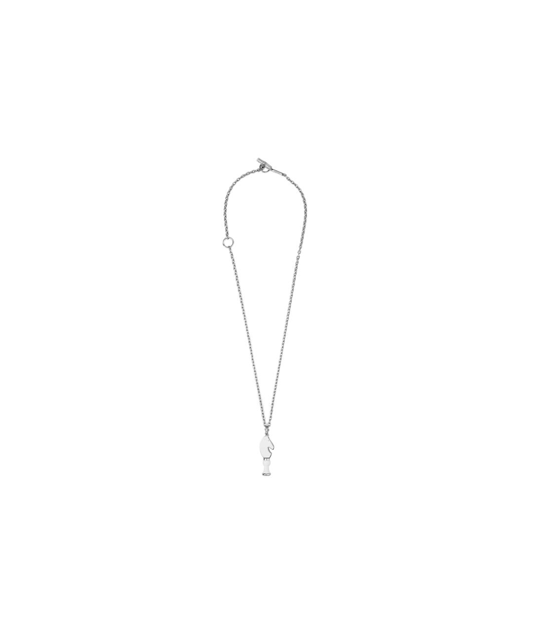 HERMES Серебряная металлическая цепочка/подвеска, фото 2