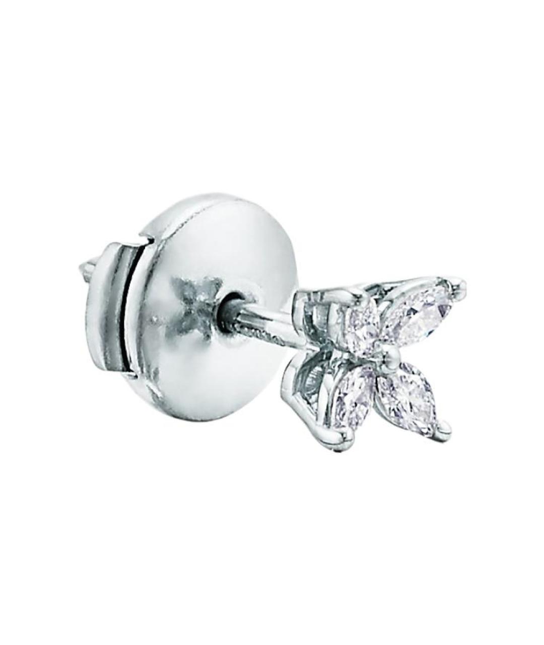 TIFFANY&CO Белые серьги из белого золота, фото 2