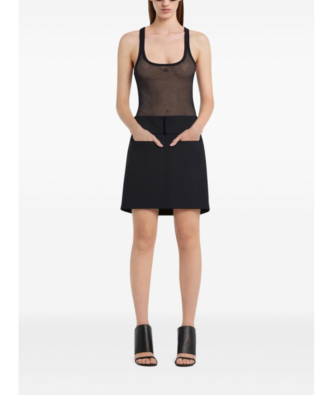 COURREGES Черная майка, фото 3