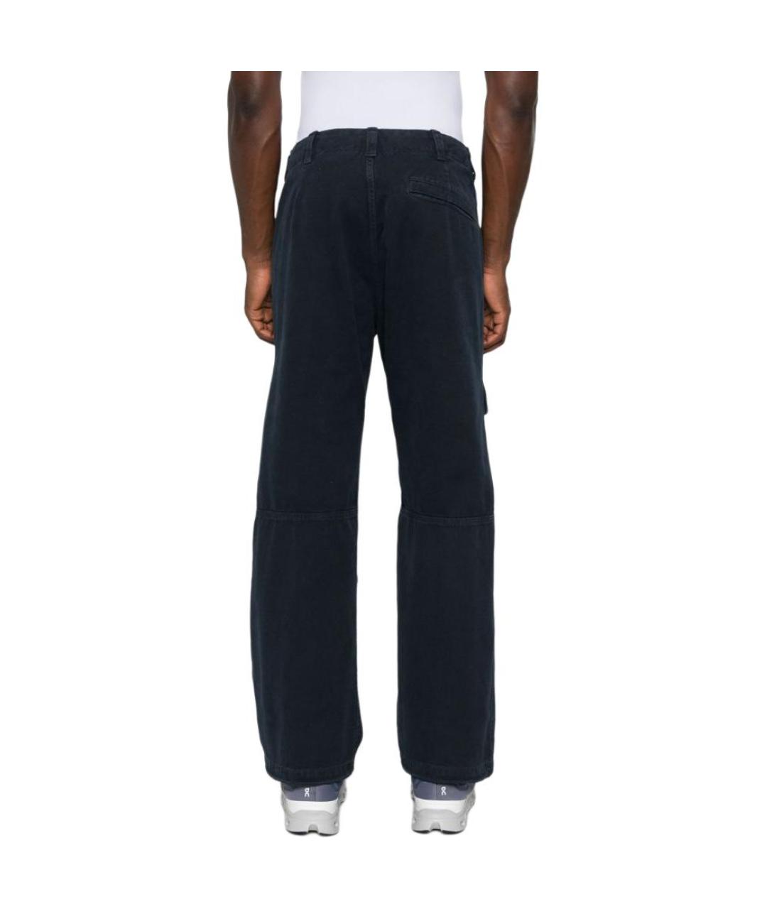 STONE ISLAND Синие повседневные брюки, фото 5