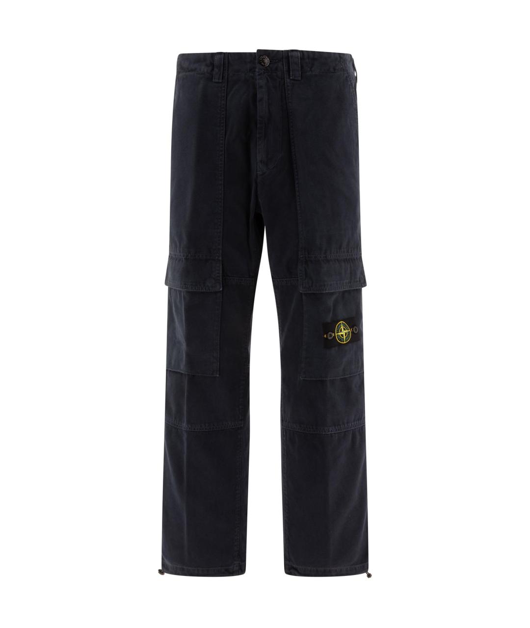 STONE ISLAND Синие повседневные брюки, фото 1