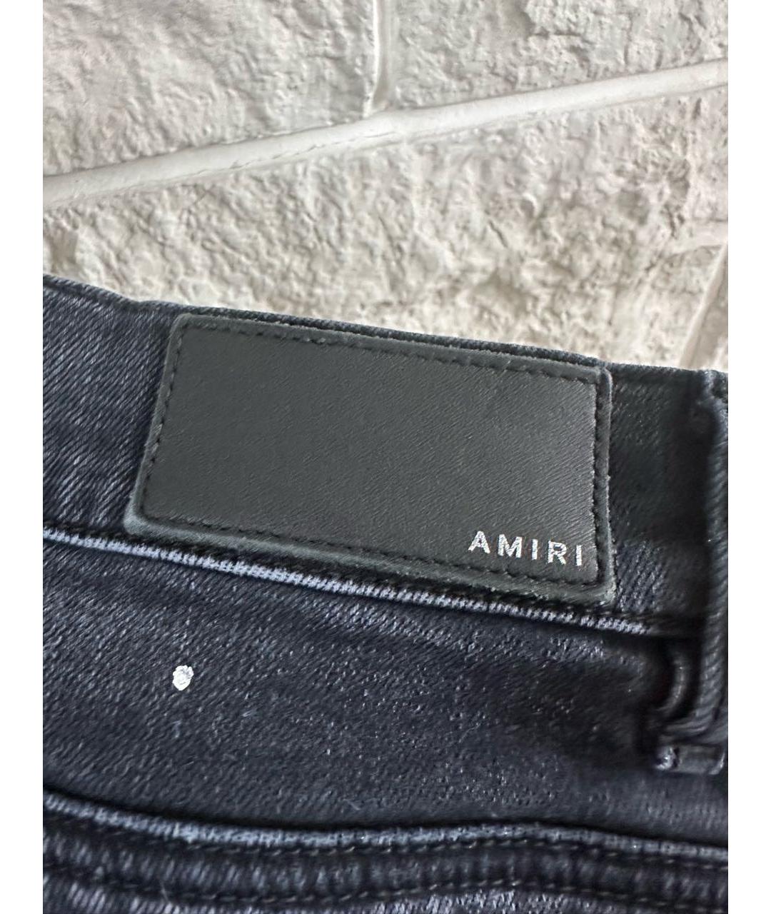AMIRI Черные хлопковые джинсы, фото 6
