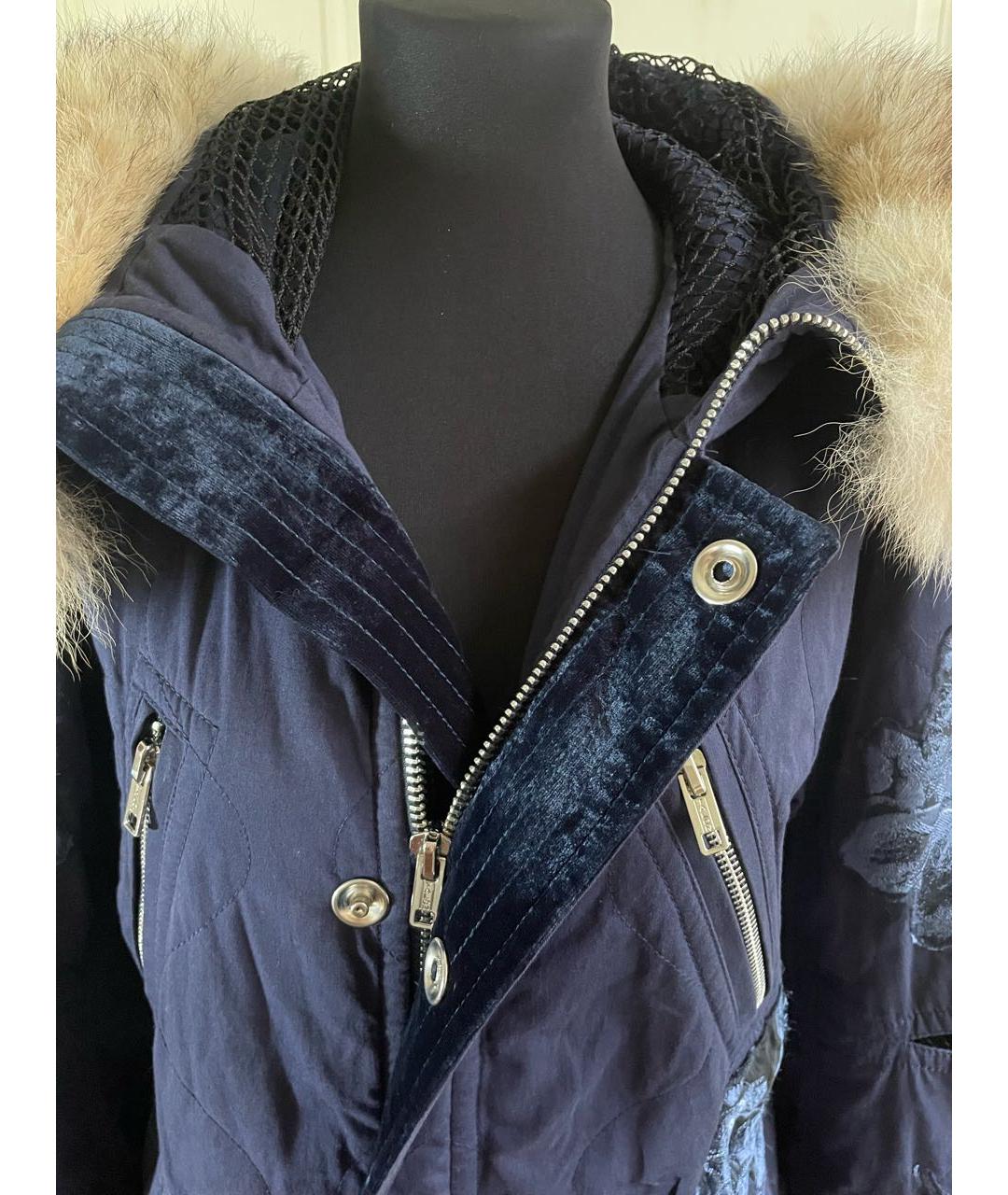 3.1 PHILLIP LIM Темно-синяя хлопковая парка, фото 7
