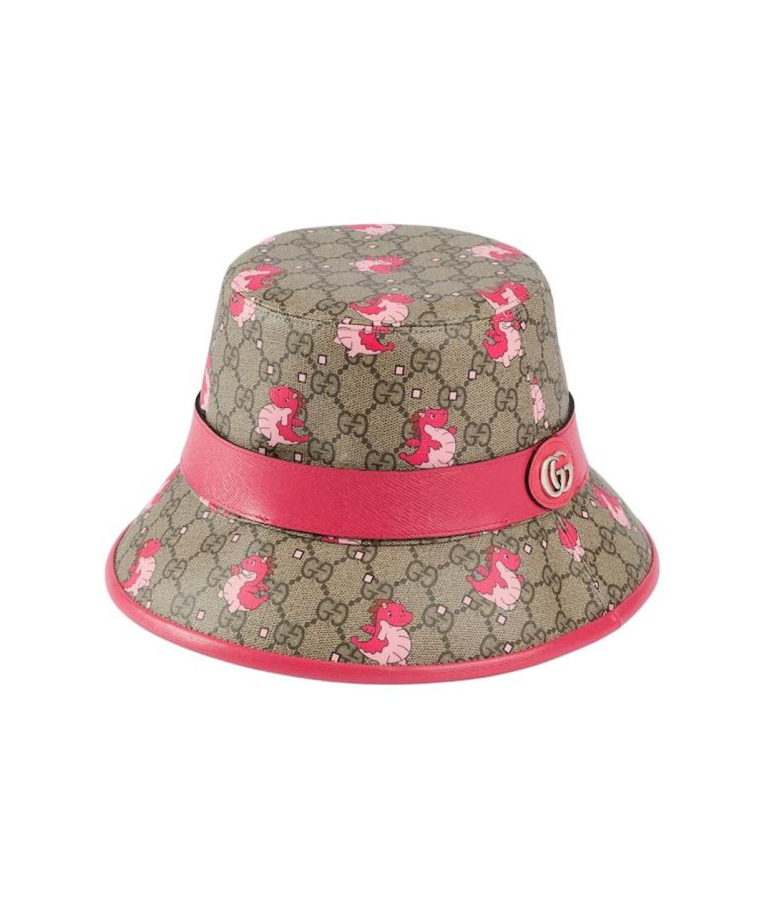 GUCCI Розовая панама, фото 3