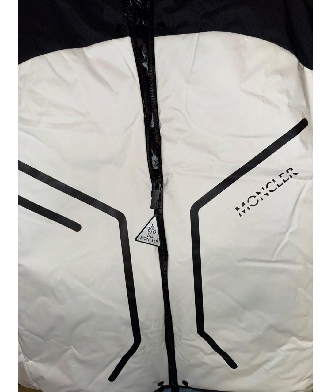 MONCLER Белый пуховик, фото 4