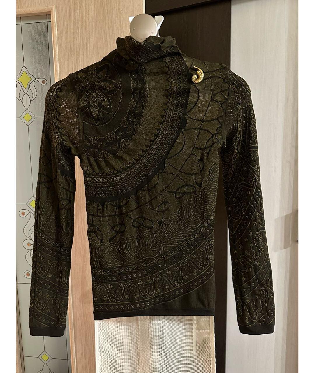 JUST CAVALLI Хаки водолазка, фото 6