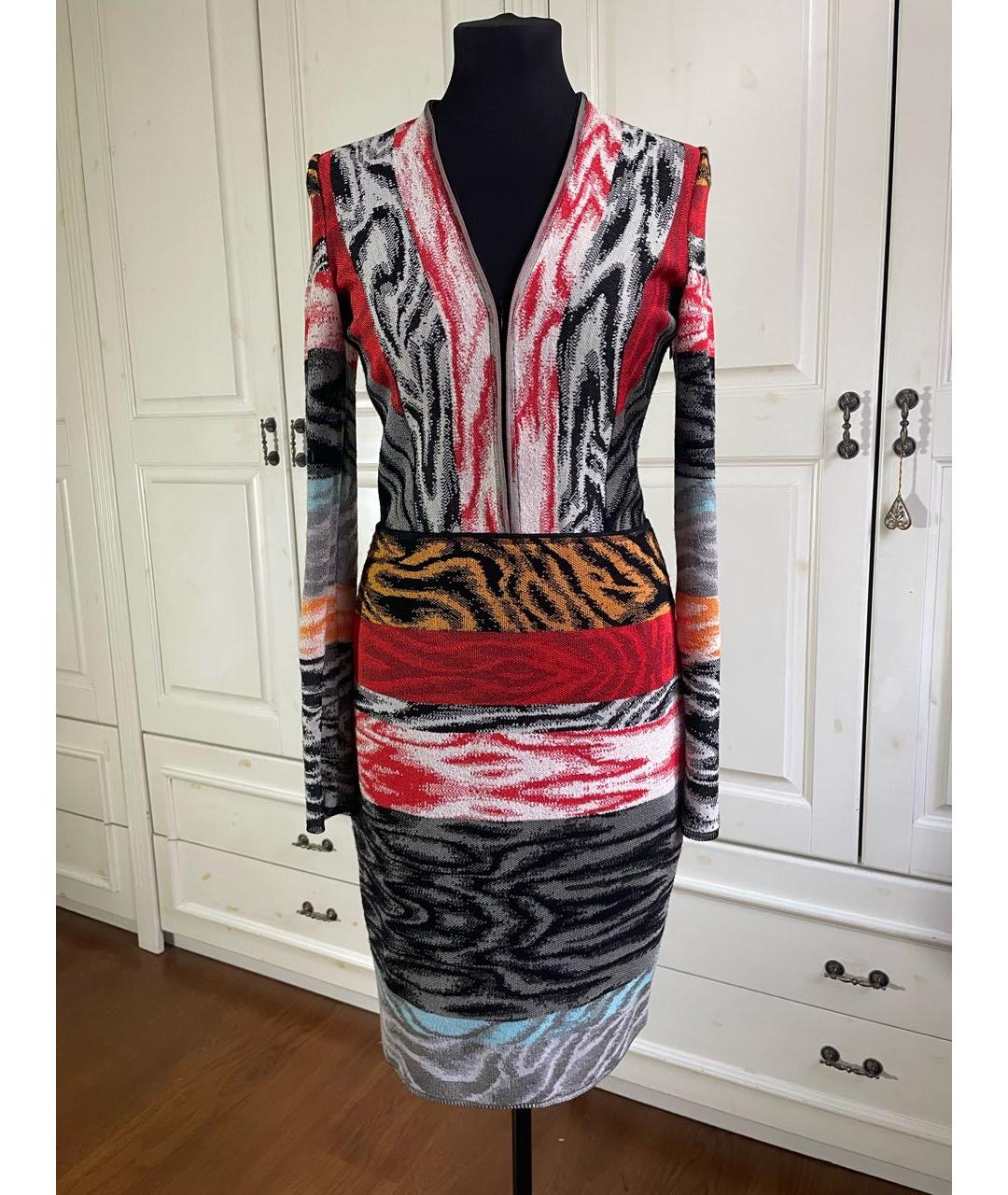 MISSONI Мульти вискозное повседневное платье, фото 9