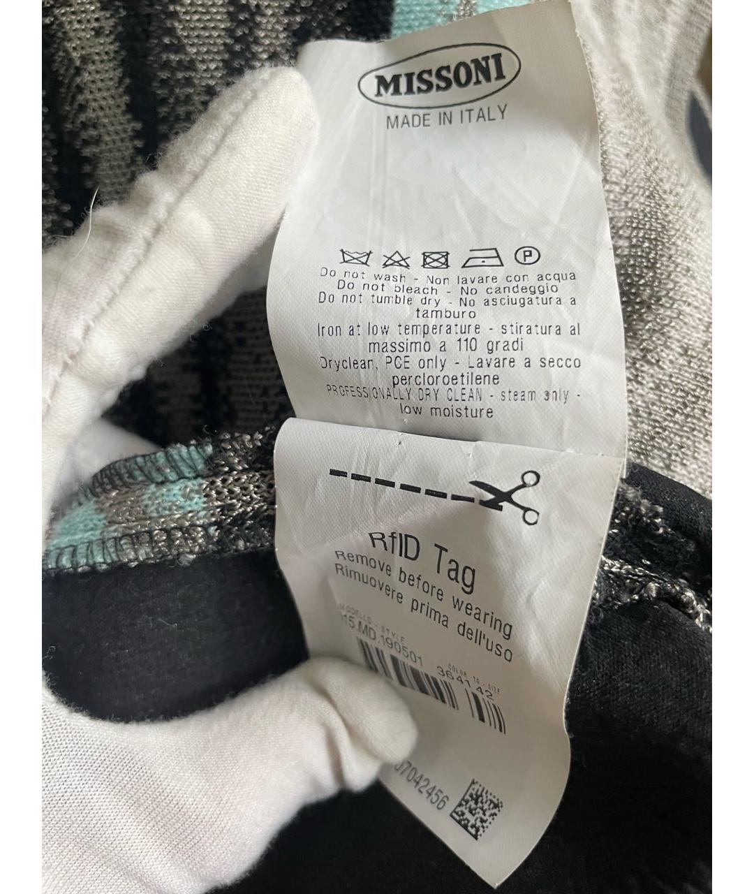 MISSONI Мульти вискозное повседневное платье, фото 8