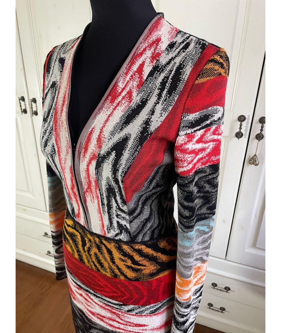 MISSONI Мульти вискозное повседневное платье, фото 3