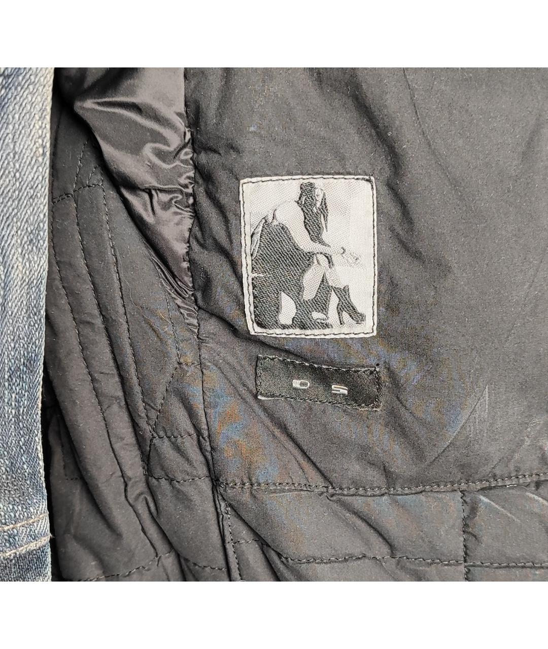 RICK OWENS DRKSHDW Синяя деним куртка, фото 6