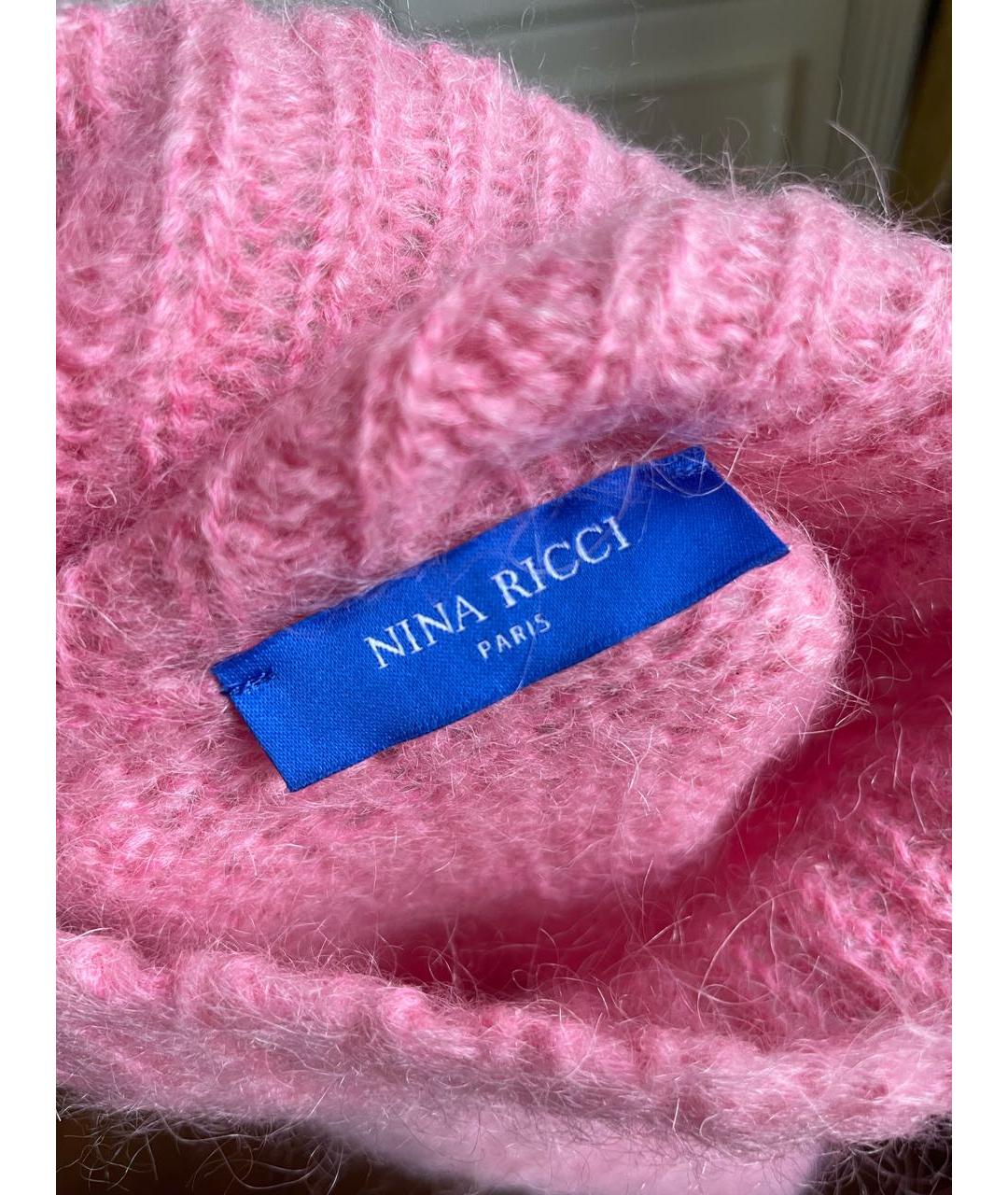 NINA RICCI Розовый джемпер / свитер, фото 6