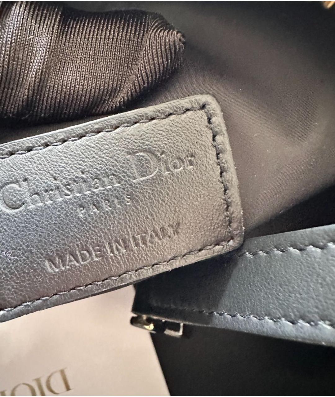 CHRISTIAN DIOR Темно-синяя тканевая дорожная/спортивная сумка, фото 6