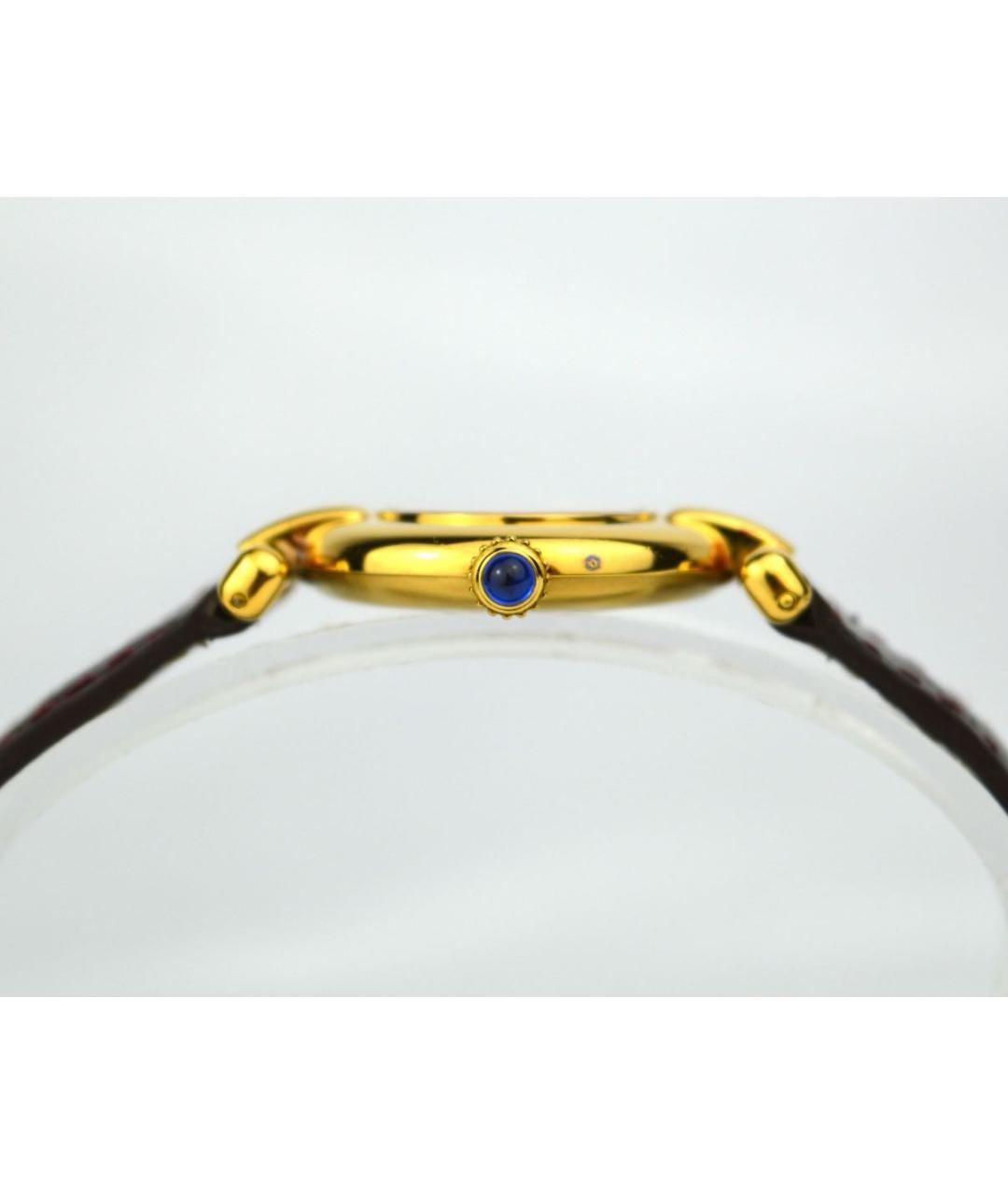 CARTIER Золотые позолоченные часы, фото 8