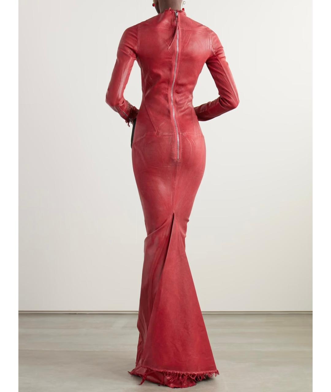 RICK OWENS Красное коктейльное платье, фото 3