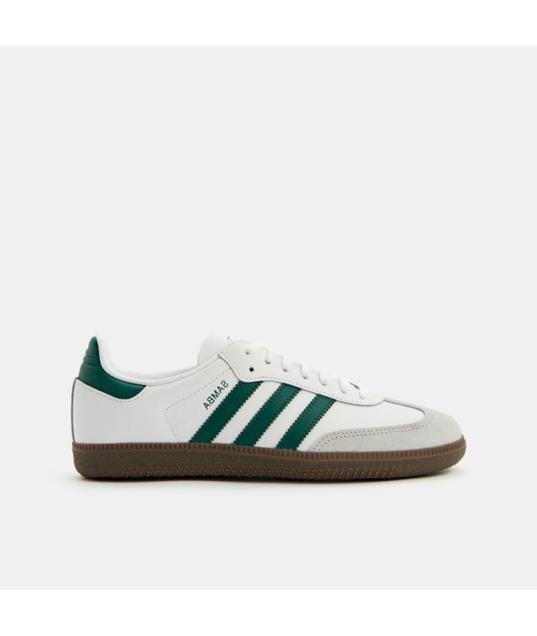 ADIDAS Белые кожаные кроссовки, фото 5