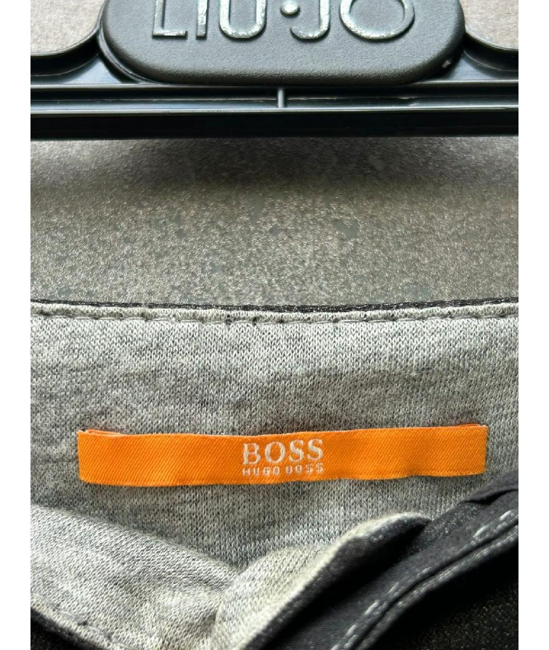 HUGO BOSS Серые прямые брюки, фото 4