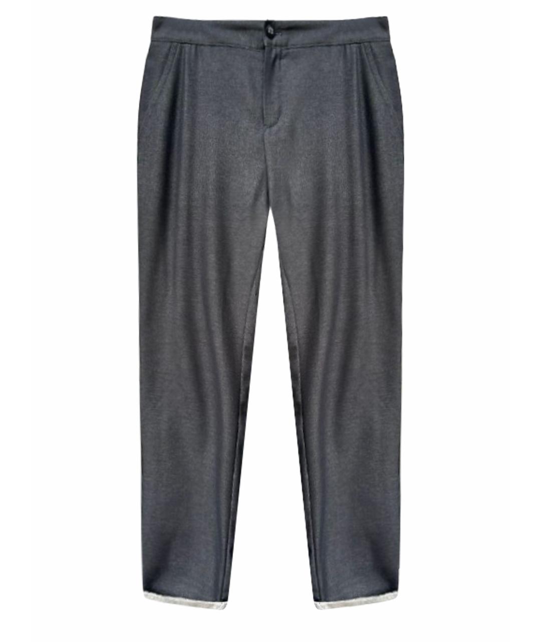 HUGO BOSS Серые прямые брюки, фото 1