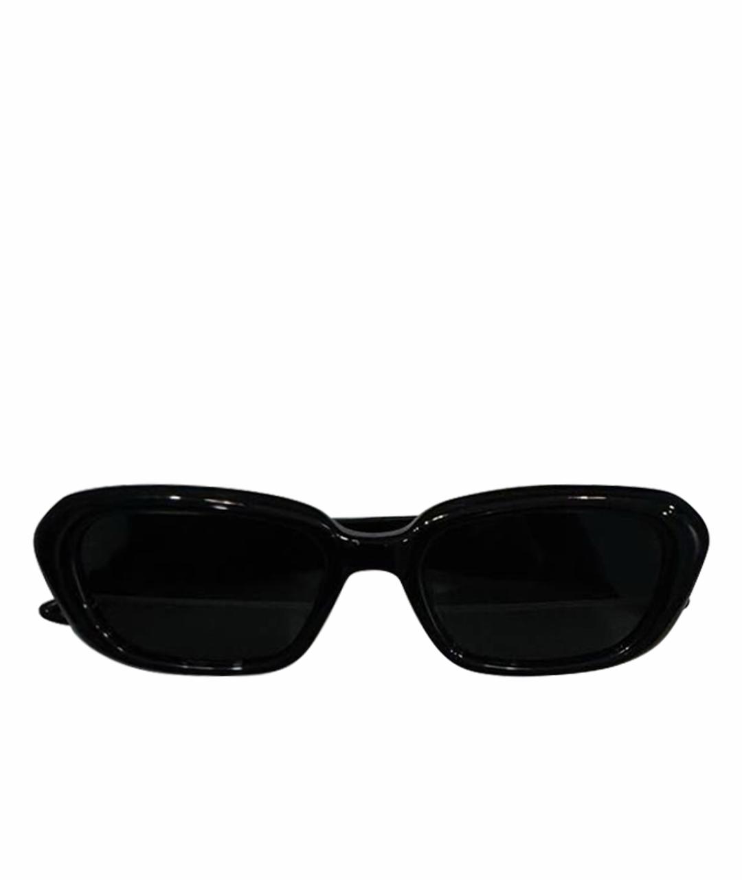 MAISON MARGIELA Черные пластиковые солнцезащитные очки, фото 1