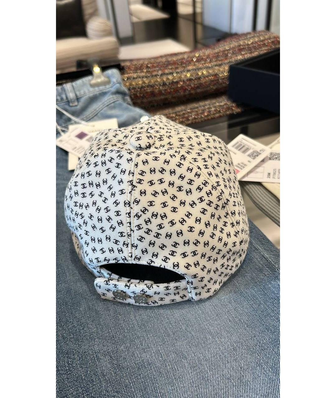 CHANEL Белая кепка, фото 3