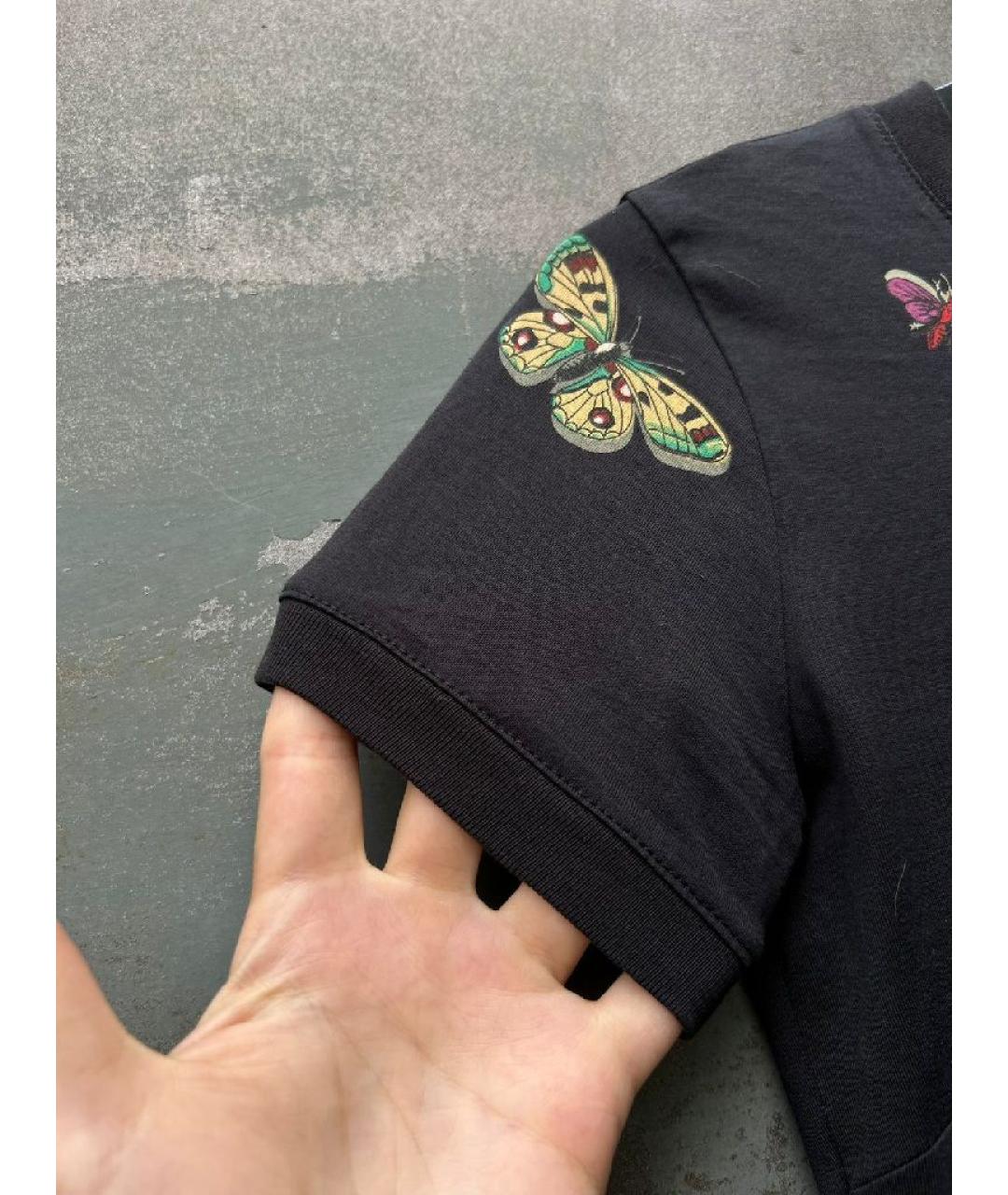 GUCCI Черная футболка, фото 2