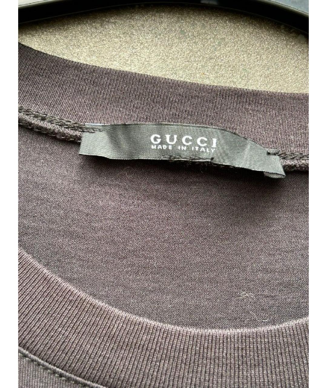 GUCCI Черная футболка, фото 6