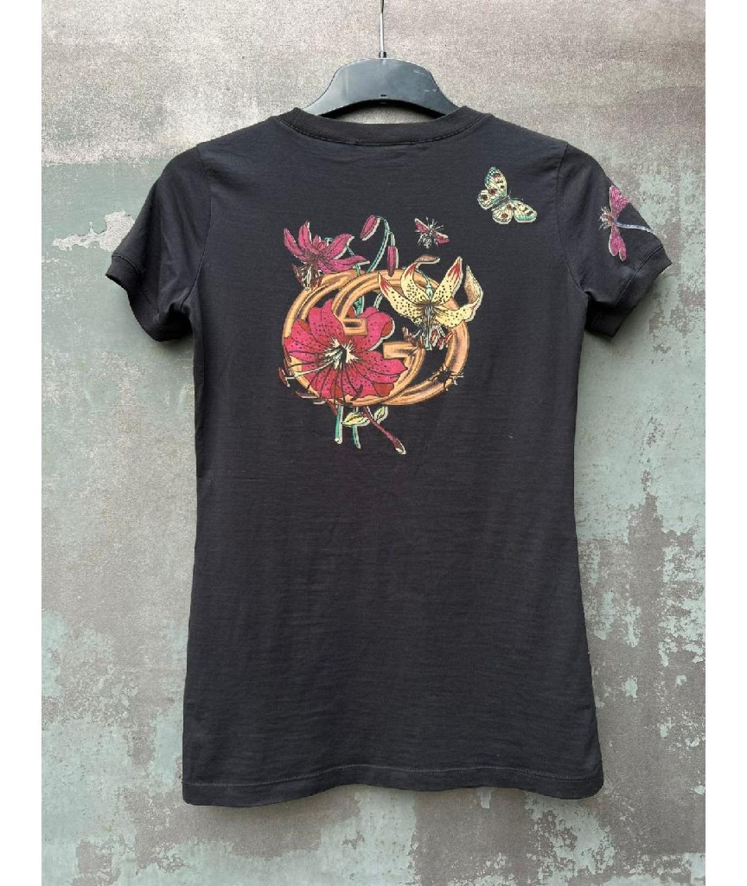 GUCCI Черная футболка, фото 4