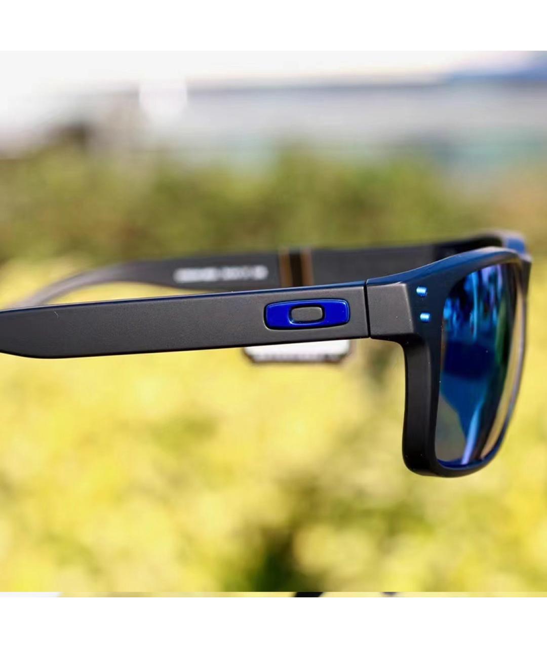 OAKLEY Черные пластиковые солнцезащитные очки, фото 3