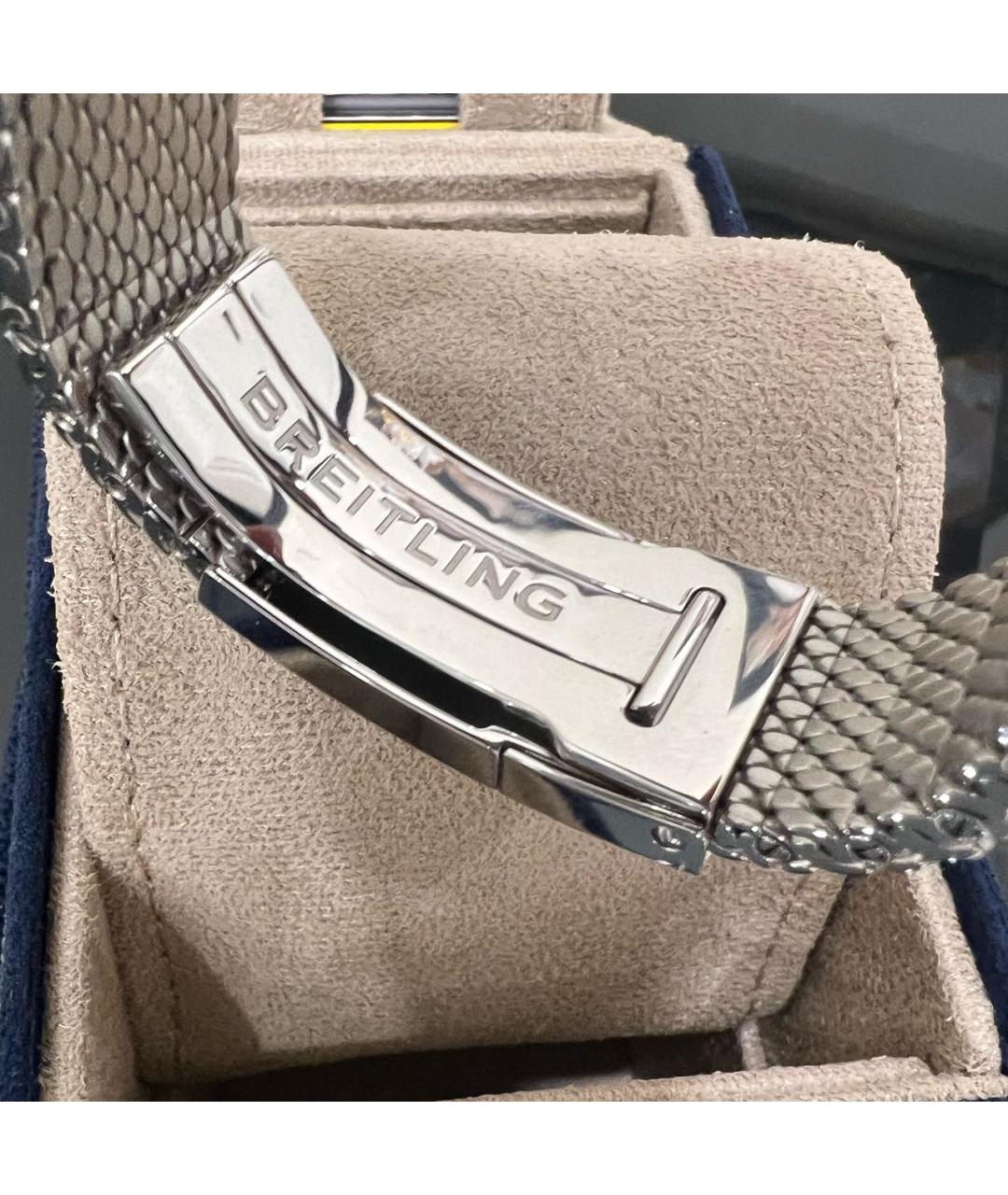 BREITLING SUPEROCEAN Зеленые стальные часы, фото 6
