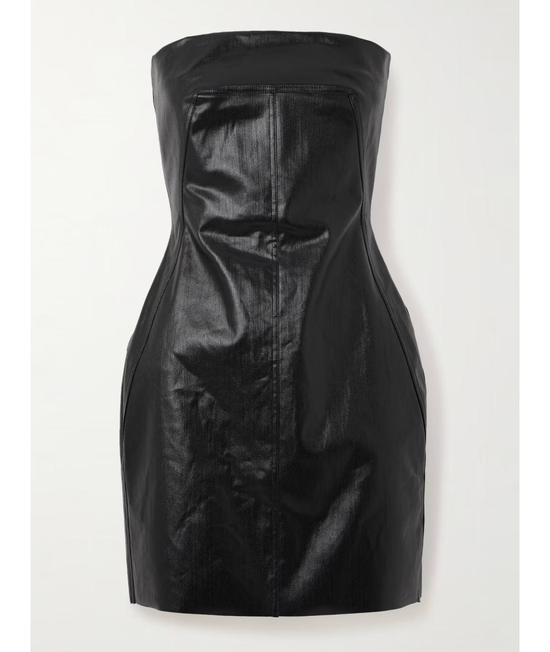 RICK OWENS Черное коктейльное платье, фото 4