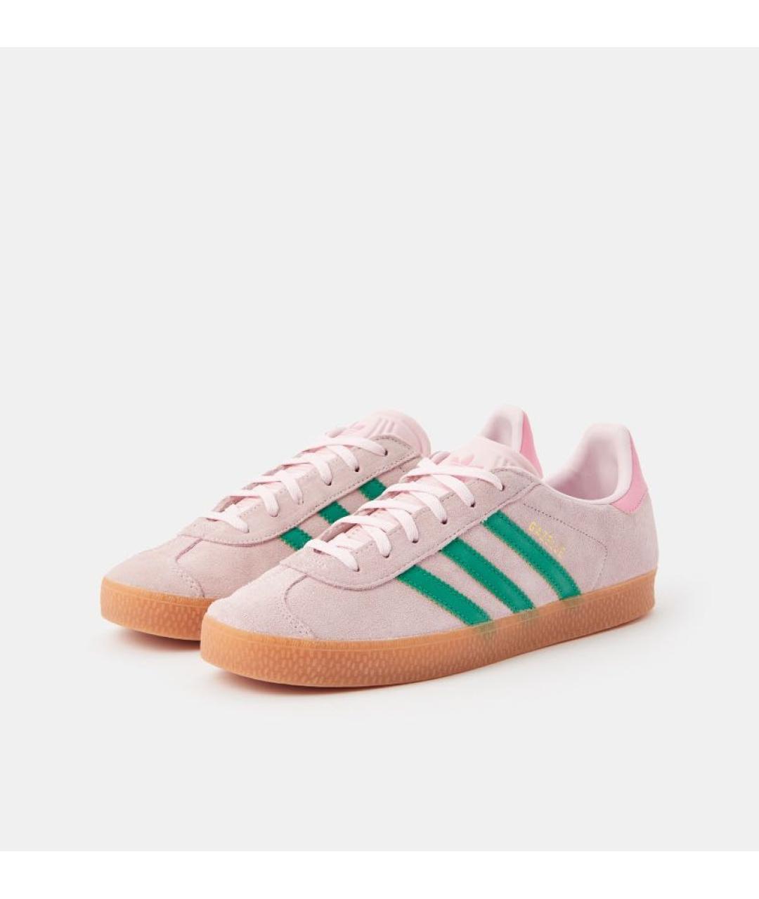 ADIDAS Розовые замшевые кроссовки, фото 3