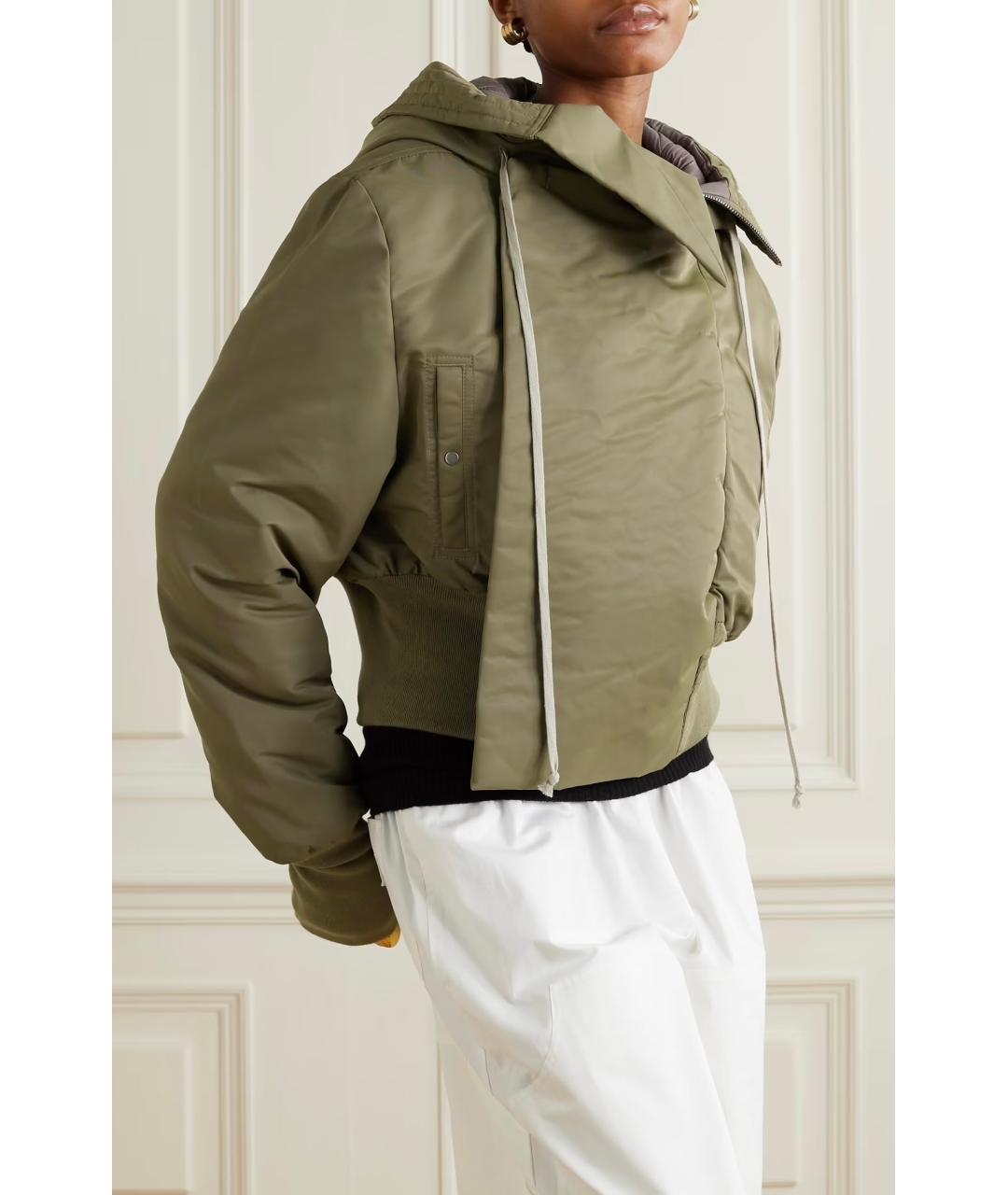 RICK OWENS Зеленая куртка, фото 3
