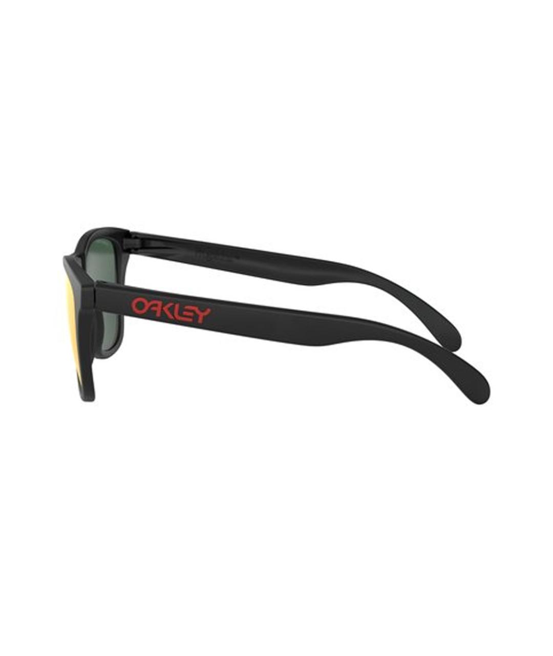 OAKLEY Черные пластиковые солнцезащитные очки, фото 2