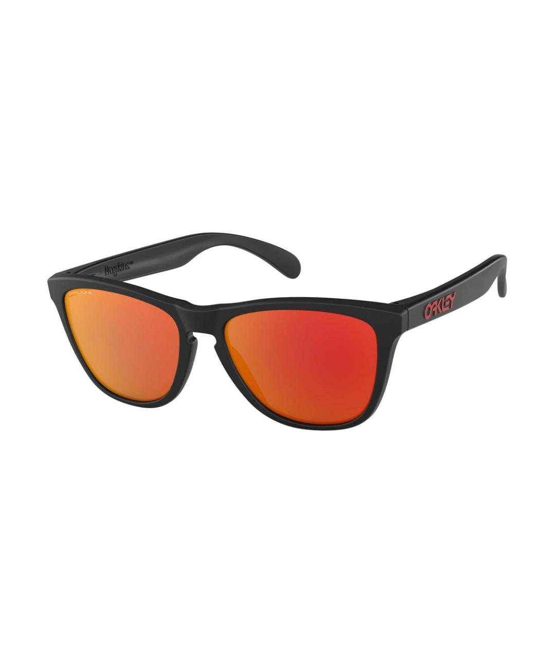 OAKLEY Черные пластиковые солнцезащитные очки, фото 1