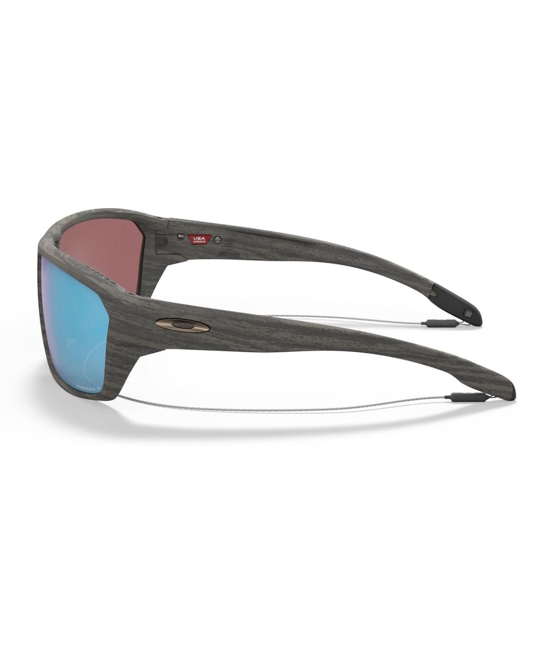 OAKLEY Серые пластиковые солнцезащитные очки, фото 3
