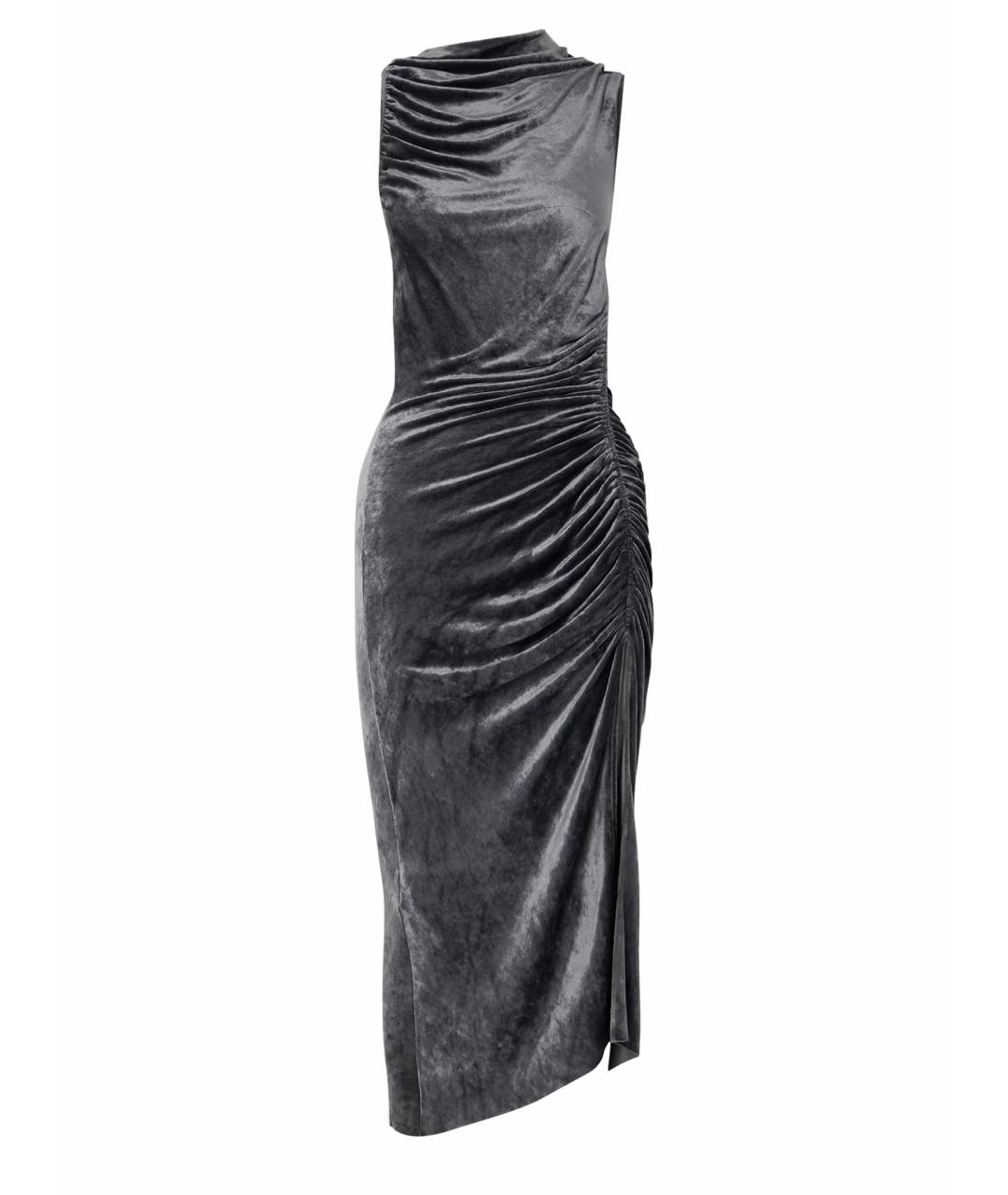 RICK OWENS Серое коктейльное платье, фото 1