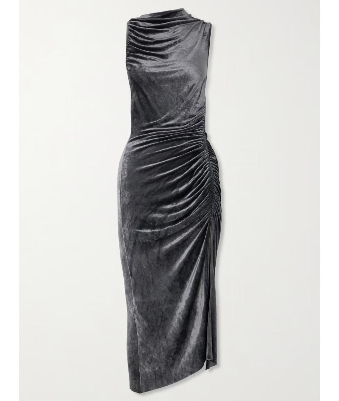 RICK OWENS Серое коктейльное платье, фото 5