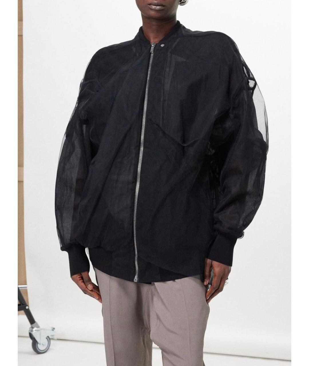 RICK OWENS Черная куртка, фото 5