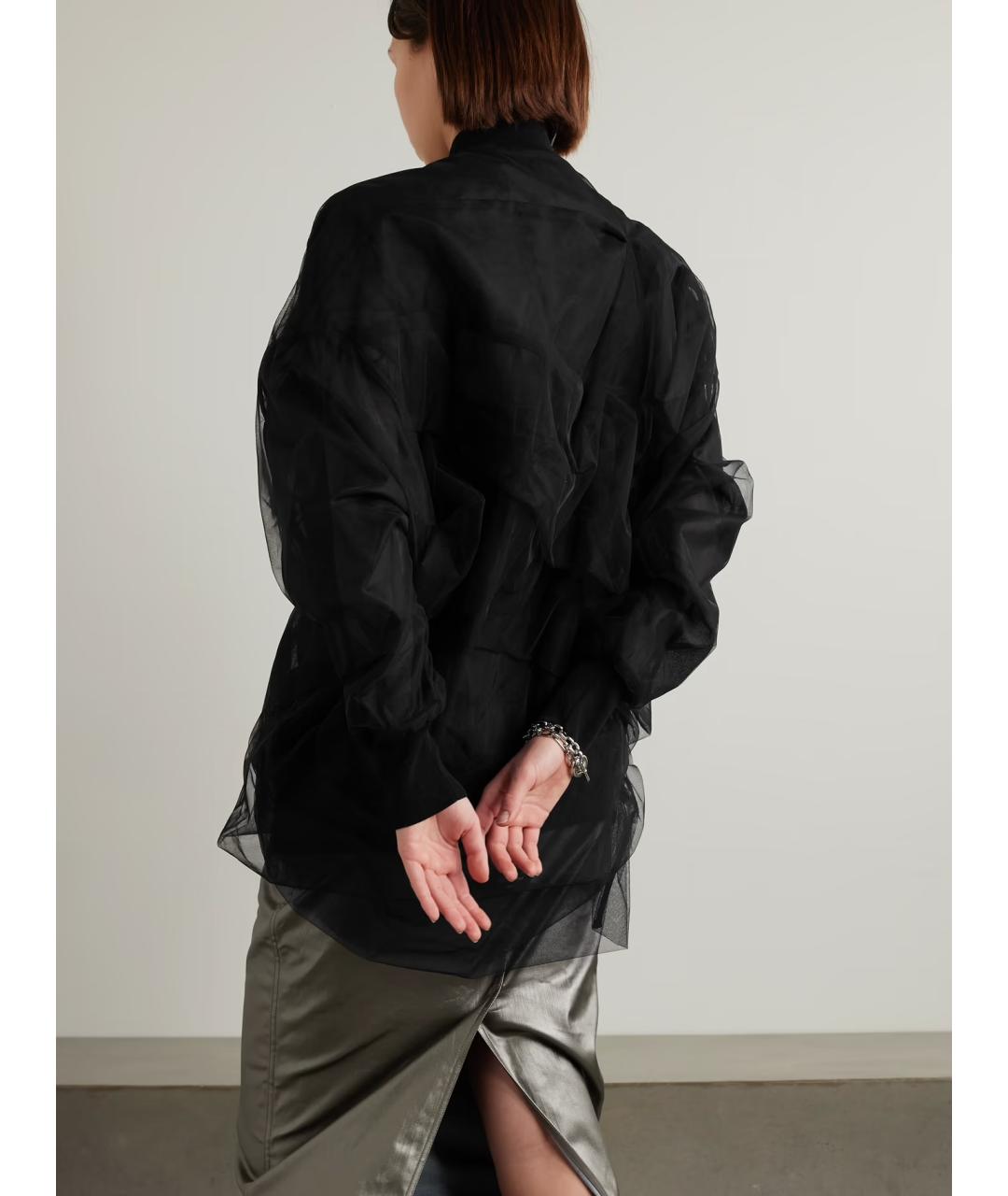 RICK OWENS Черная куртка, фото 3