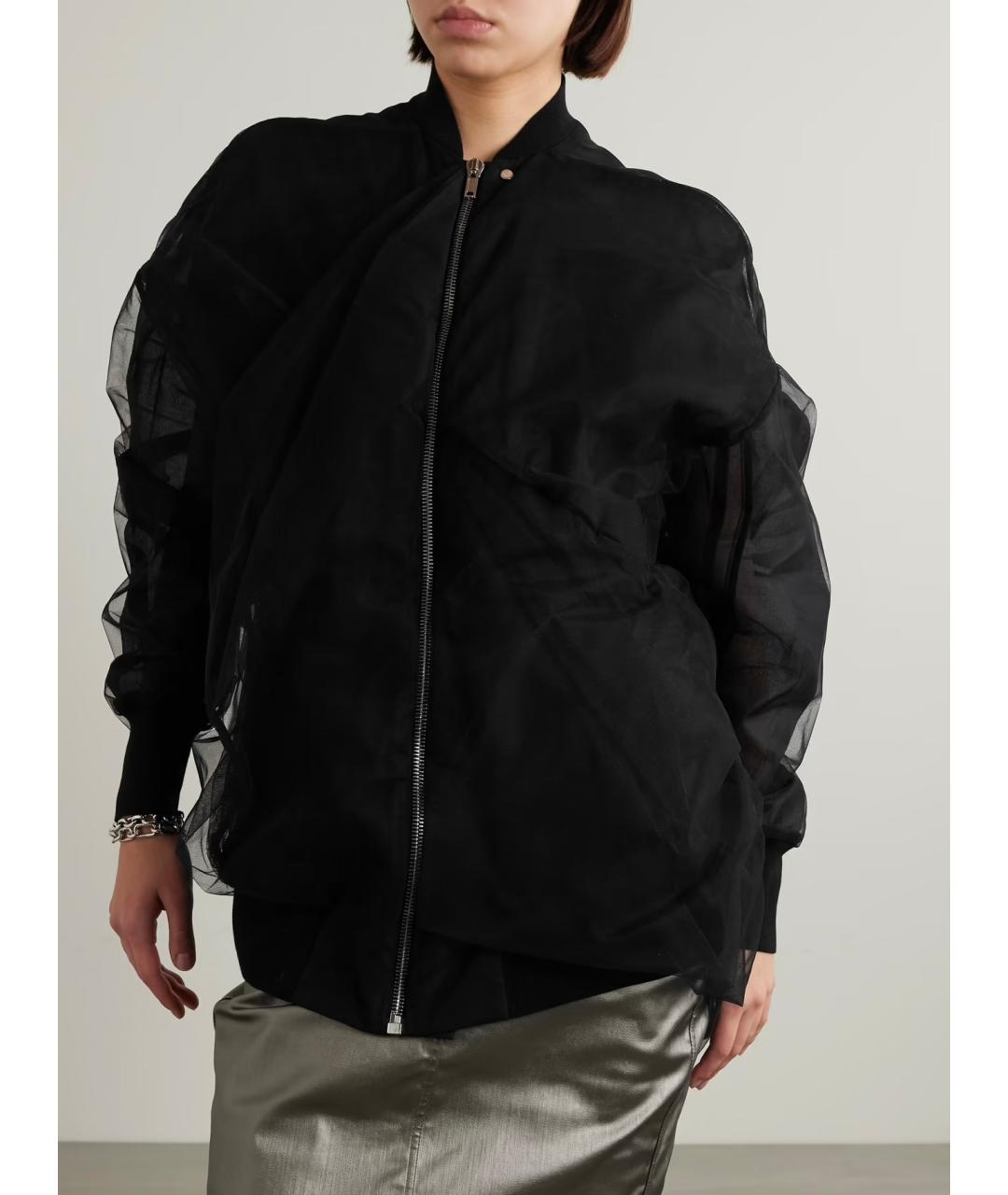 RICK OWENS Черная куртка, фото 2