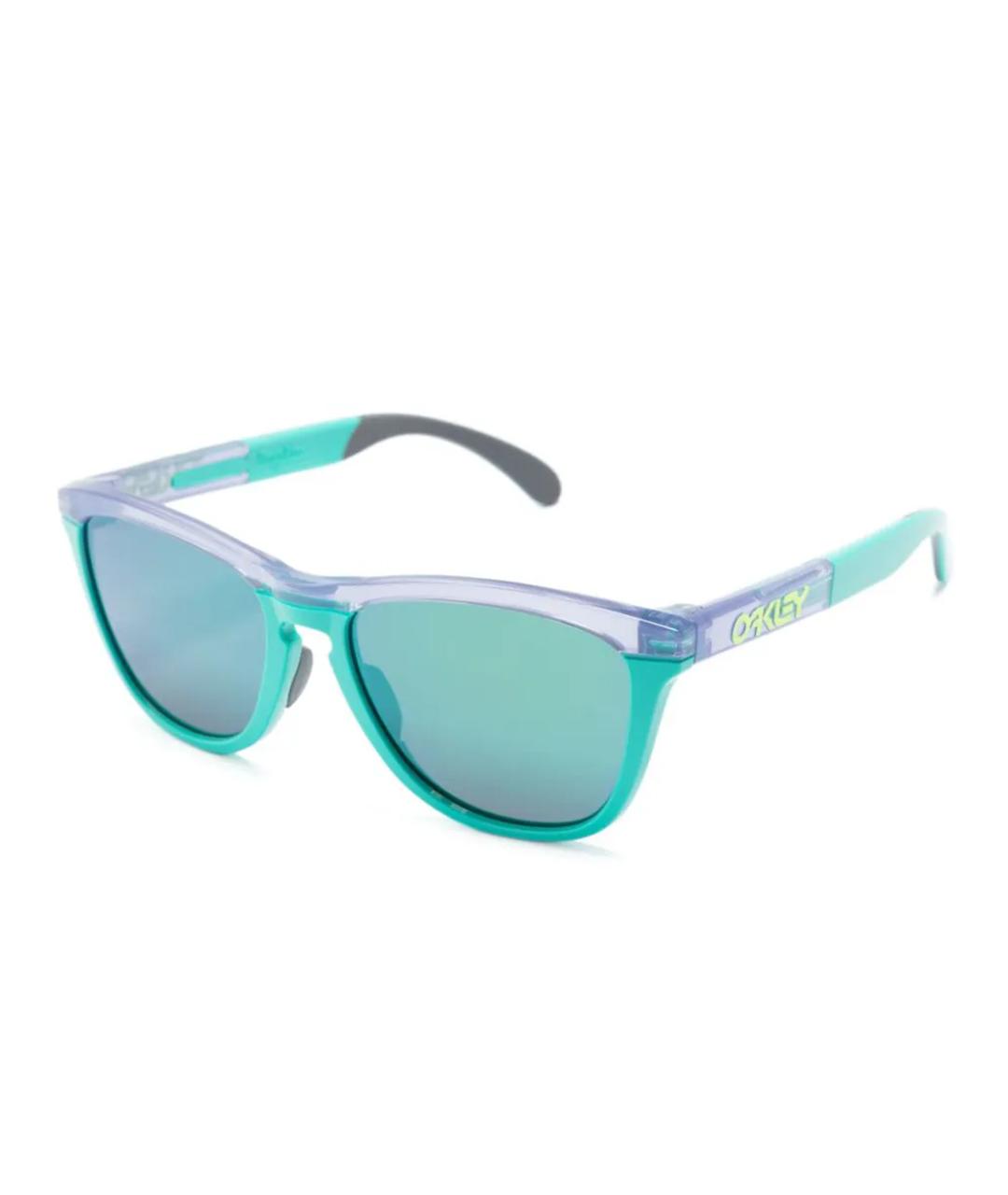 OAKLEY Бирюзовые солнцезащитные очки, фото 2