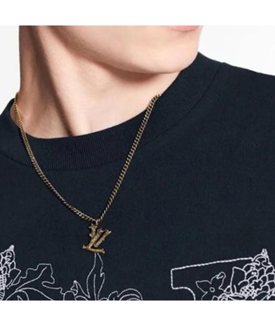 LOUIS VUITTON Золотая металлическая подвеска, фото 4