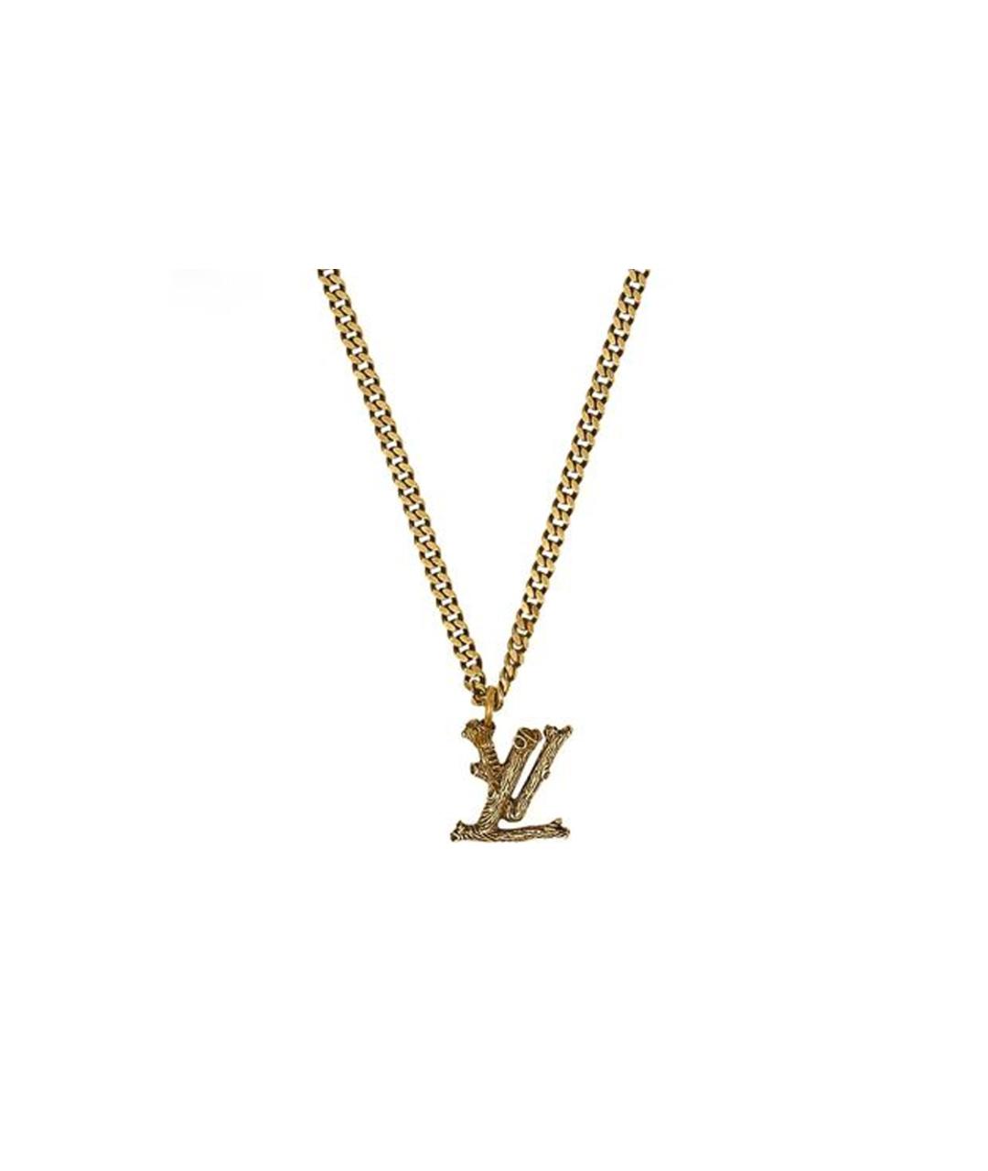 LOUIS VUITTON Золотая металлическая подвеска, фото 5