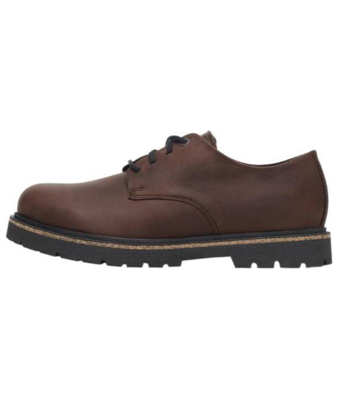 BIRKENSTOCK Коричневые замшевые ботинки, фото 2